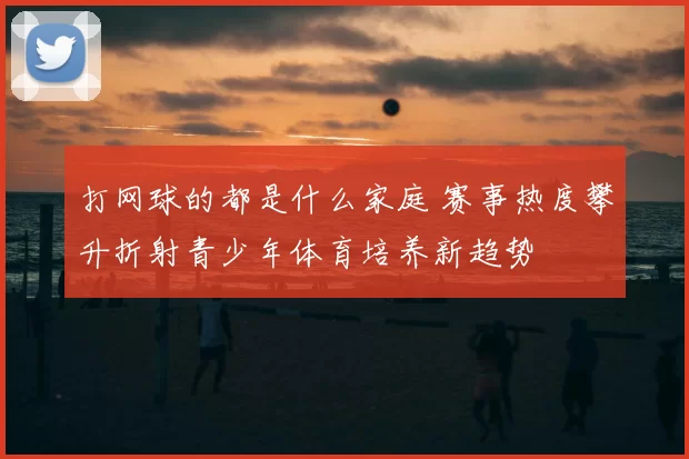 打网球的都是什么家庭 赛事热度攀升折射青少年体育培养新趋势